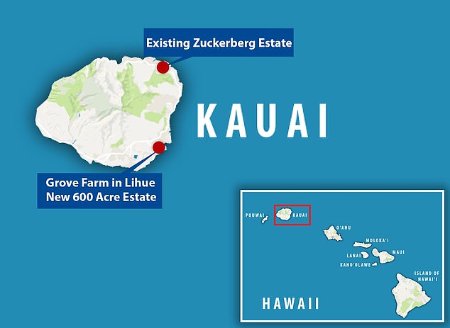 El tremendamente lujoso proyecto inmobiliario hawaiano de Zuckerberg ha estado plagado de controversia, y la gente acusa al fundador de Facebook de colonizar Hawái.